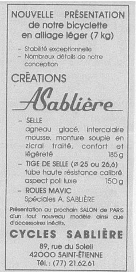 Biciclette: André Sablière Sattelstütze 26.6 mm – Usato da Trimbach venduto da cendira 9