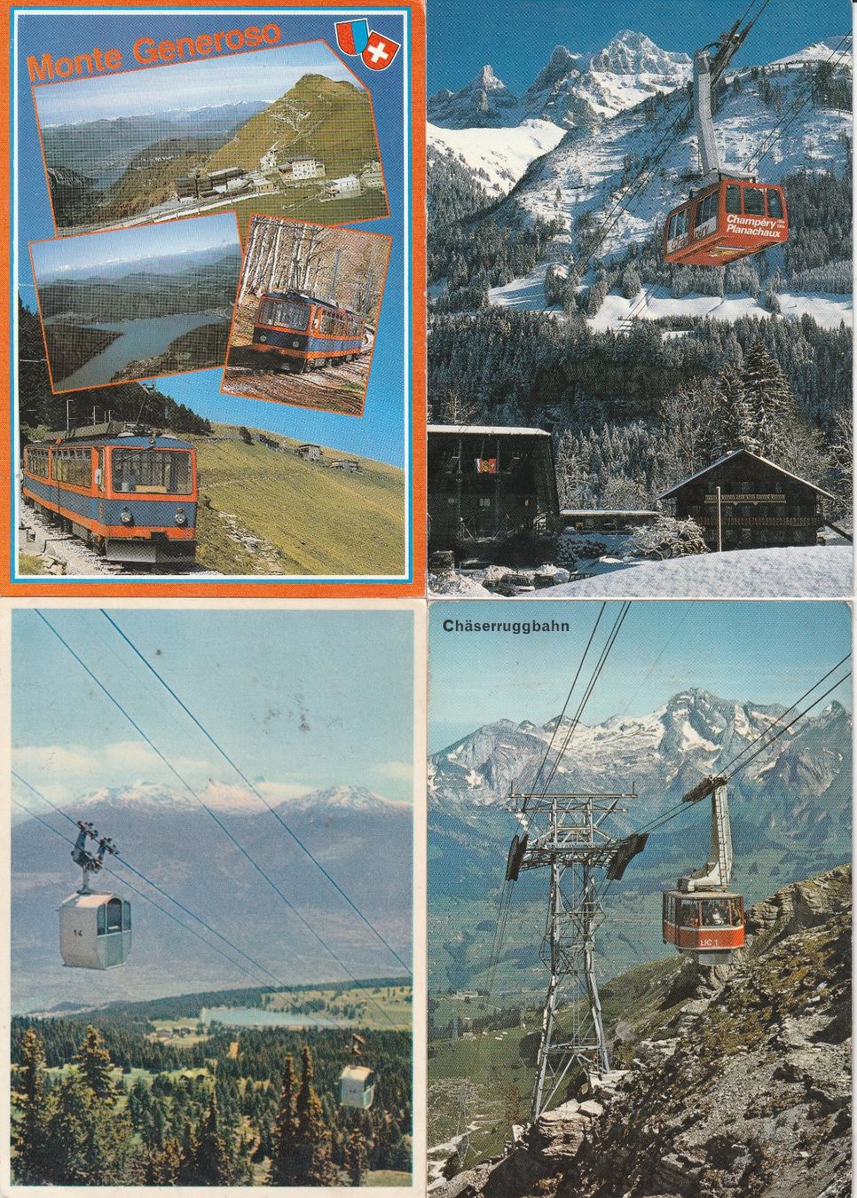 Cartes postales: 20 Karten Bahnen - Seilbahnen – D'occasion à Lumbrein par made02