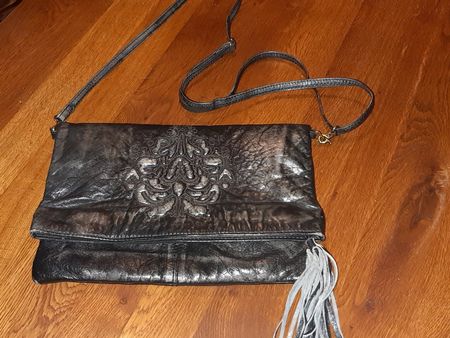 schöne Blaumax Leder Handtasche im Vintage Stil