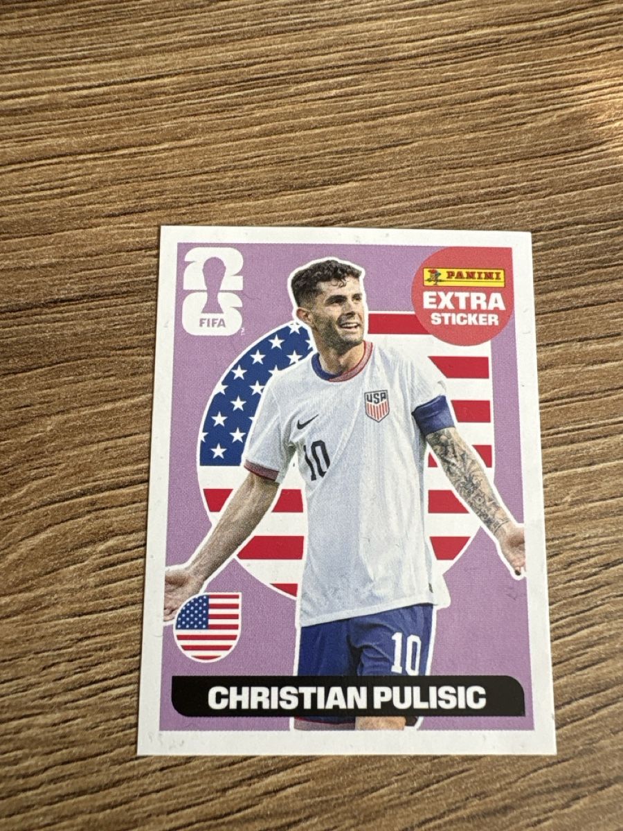 Panini Carte collezionabili: Panini Extra Sticker Christian Pulisic – Nuovo (secondo la descrizione) da Menznau venduto da Hetfield85