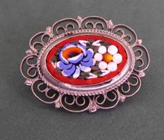 Brosche Mikro Miniature Metall