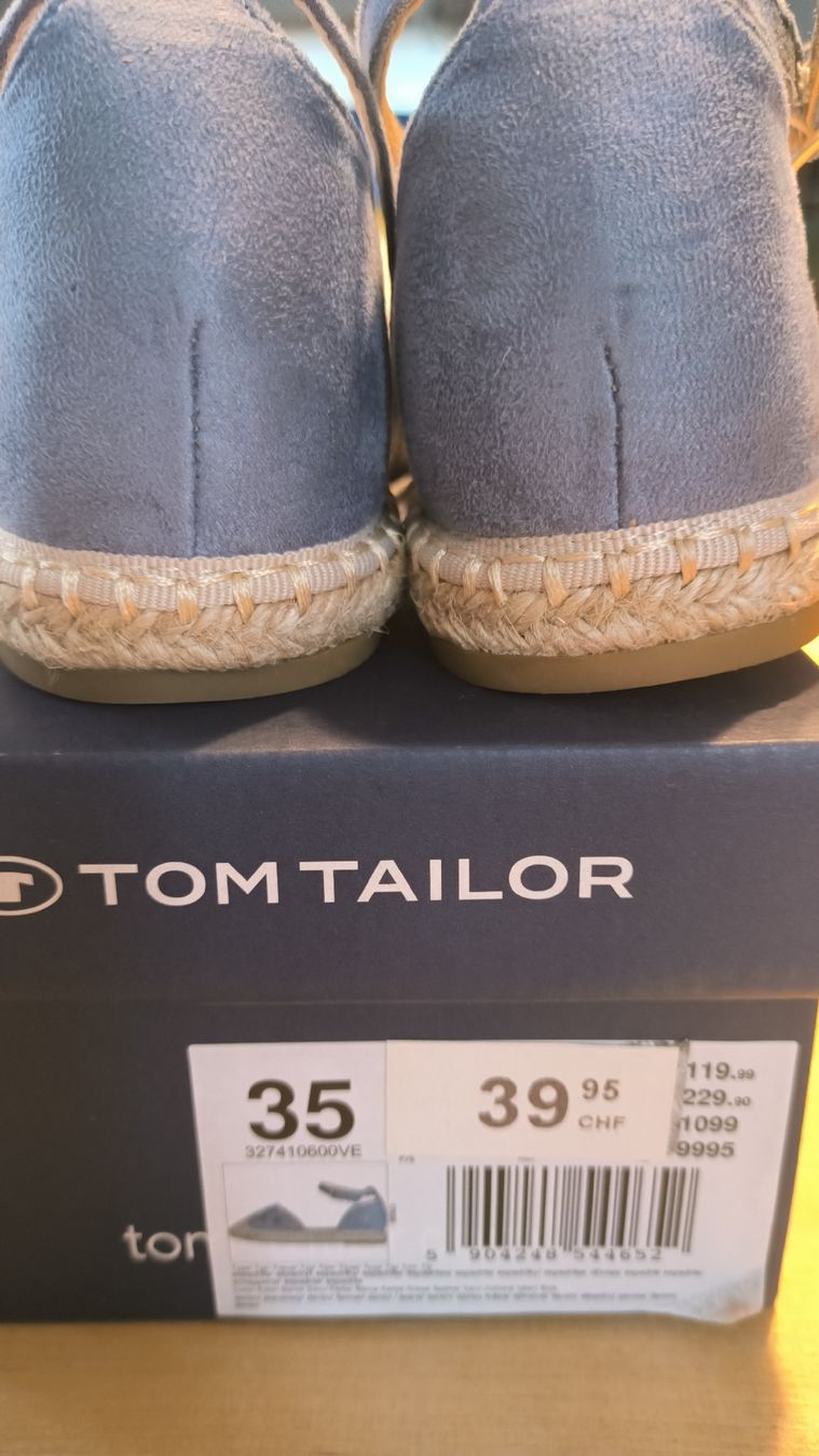 Tom Tailor Scarpe per ragazze: sandales Tom Tailor 35 – Nuovo e nell'imballaggio originale da Attalens venduto da frakimir 1