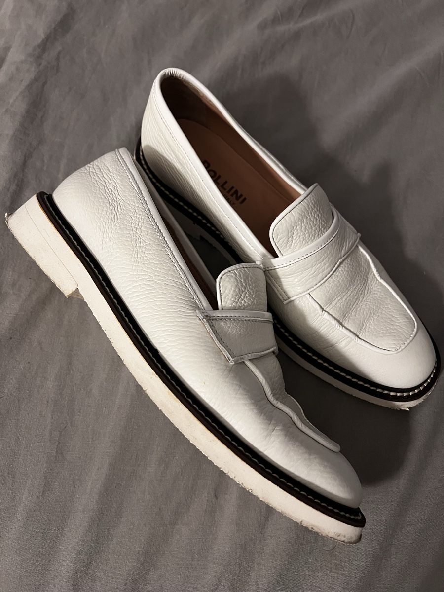 Scarpe da donna: ALLES MUSS RAUS! Damen Loafers Pollini, Gr.39, weiss – Usato da Oberwil BL venduto da AnnaFriedrich 4