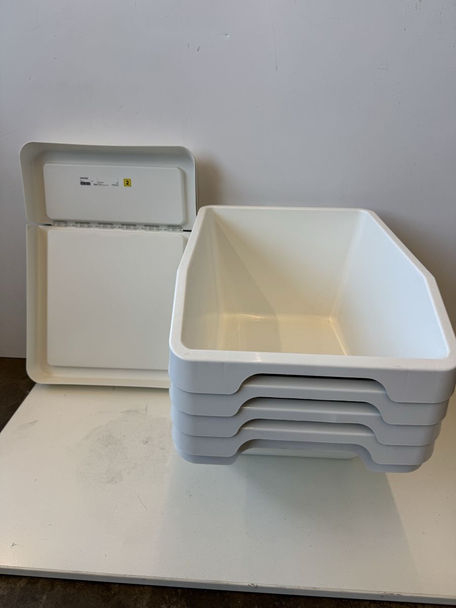 Transportkisten: Ikea SORTERA 5 Sortierbehälter mit 2 Deckel, beige, 37L. – Gebraucht aus Zürich von Nobs1 8