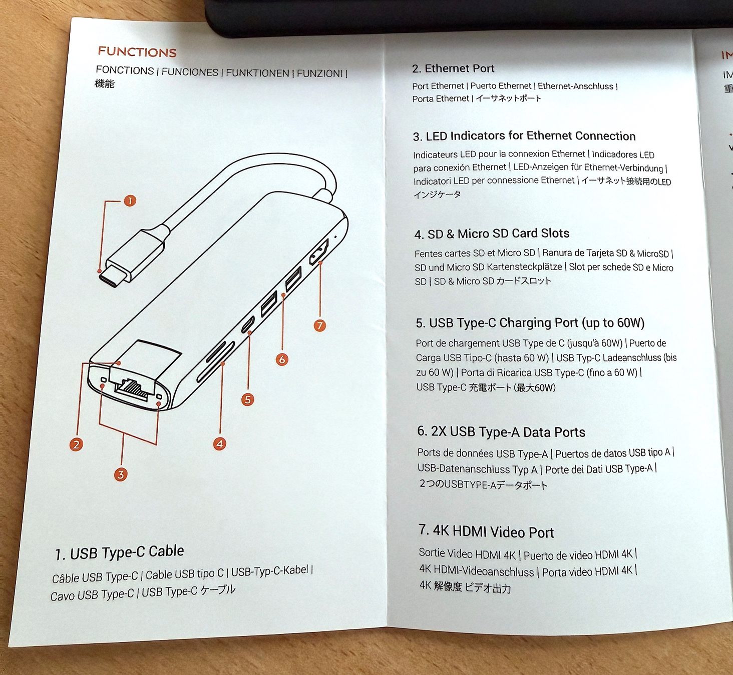 Satechi Unità & Adattatore: SATECHI UBS-C Multiport Slim adapter avec ethernet -NEU!! – Nuovo e nell'imballaggio originale da Veyrier venduto da Szurkemaci 5