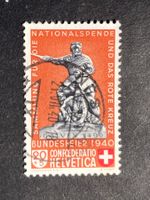 Schweiz 1940 Pro Patira 20 B7 Vollstempel NESSLAU 21.VII.40