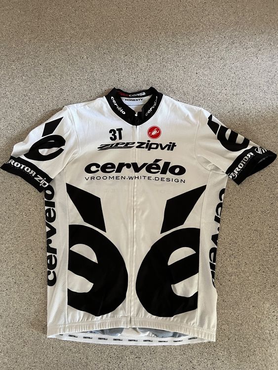 Chemise Cycliste Sans Manches Castelli Cervelo - Taille XL, Zip, Noir, Vintage Années 2000