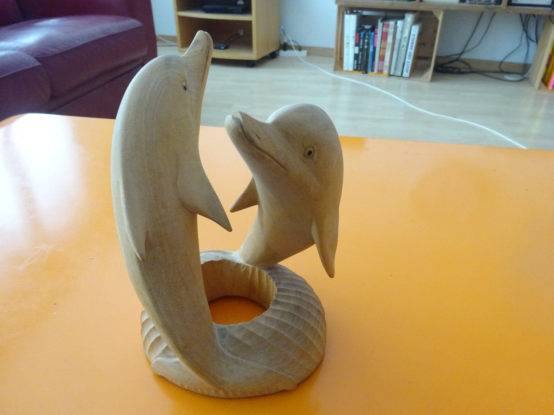 Statuette: DELPHINE ** HOLZ ** 20cm – Usato da Luzern venduto da xrayspex99 3