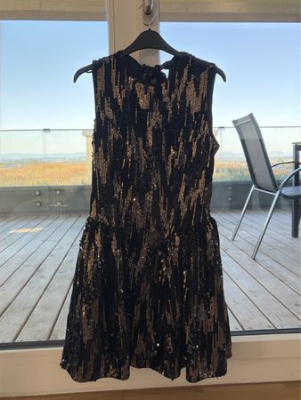 Lipsy Kleid Samt Paietten, 1x getragen