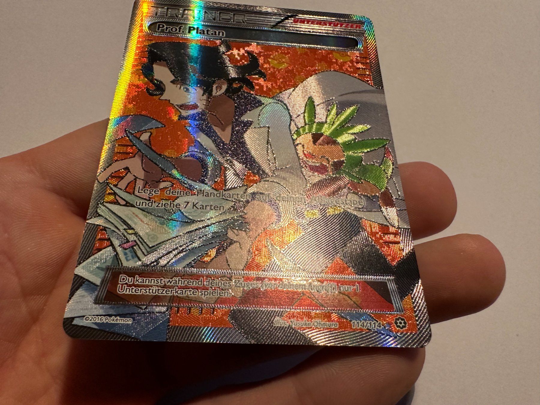 Pokémon Carte collezionabili: Prof. Platan Steam Siege XY Trainer Fullart DE – Usato da Hagendorn venduto da Pokecollectorch 1