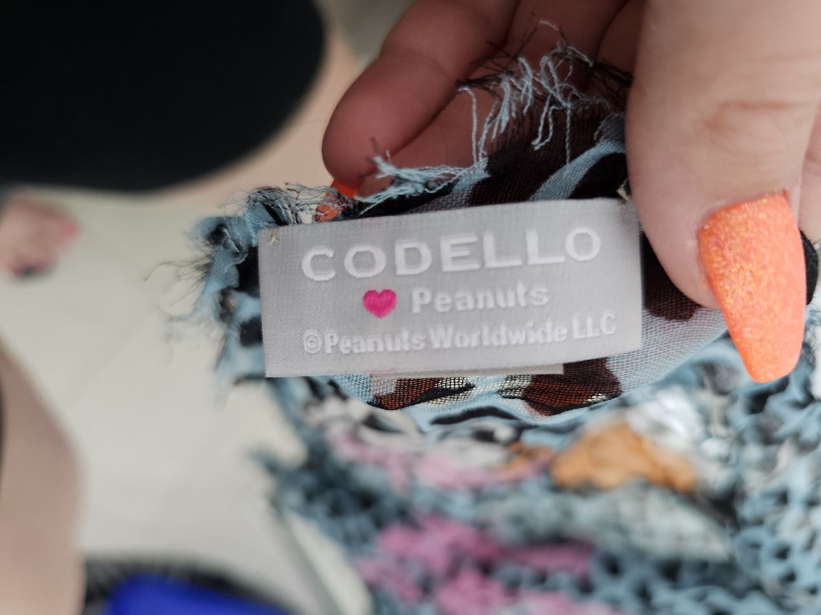 Codello Foulard & Sciarpe: Codello Schal Peanuts Snoopy – Nuovo (secondo la descrizione) da Berg TG venduto da lisboa.sky 1