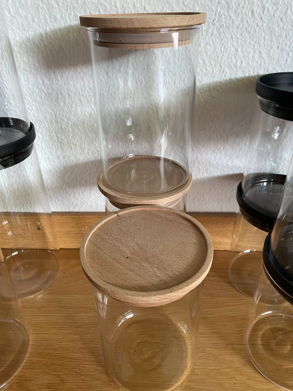 Bicchieri: Vorratsgläser-Set mit Deckel 3 Stück – Usato da Wabern venduto da carciofo 4