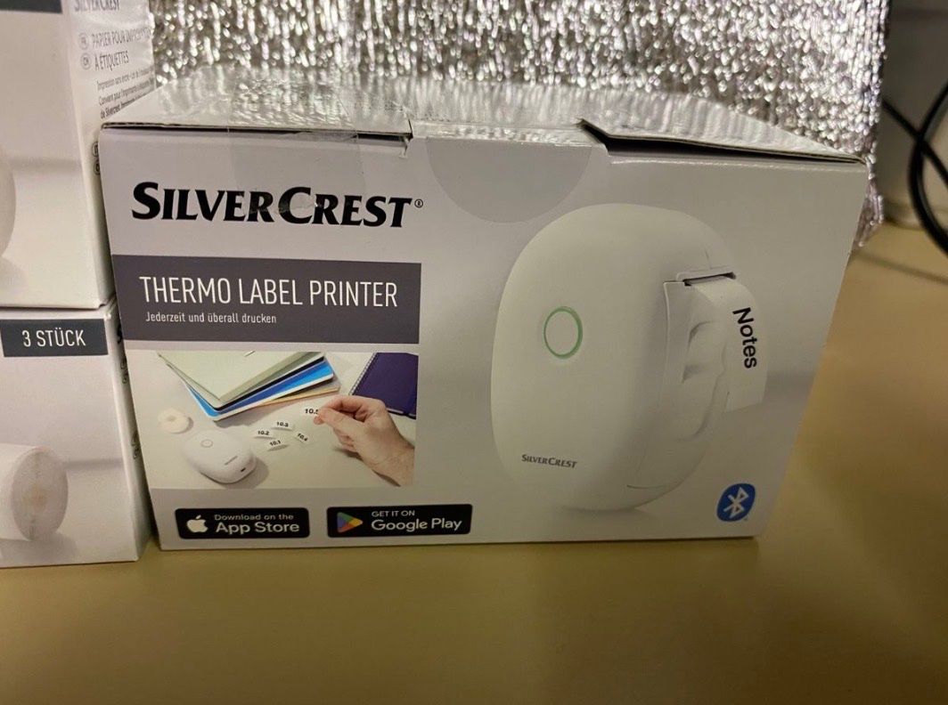 Stampanti: Silver Crest Thermo Drucker mit 18 Bänder – Nuovo (secondo la descrizione) da Zürich venduto da Gianni 1