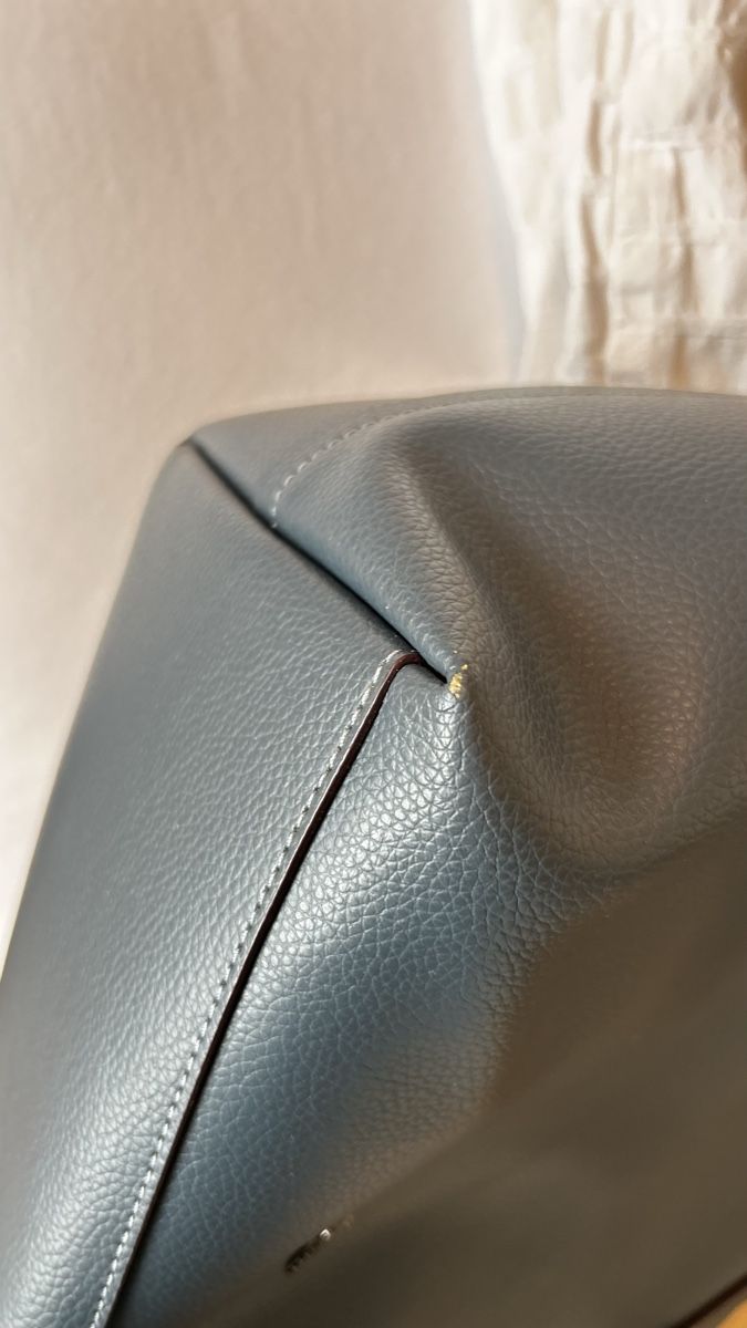 Coach Taschen für Damen: Coach Leder Handtasche, blau-grau – Gebraucht aus Neuenkirch von Bettinaverena 4
