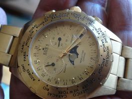 EDEN CHRONOGRAPH HEREN UHR.QUARTZ.DAT.NO BATRY.NOTEST-43X45M