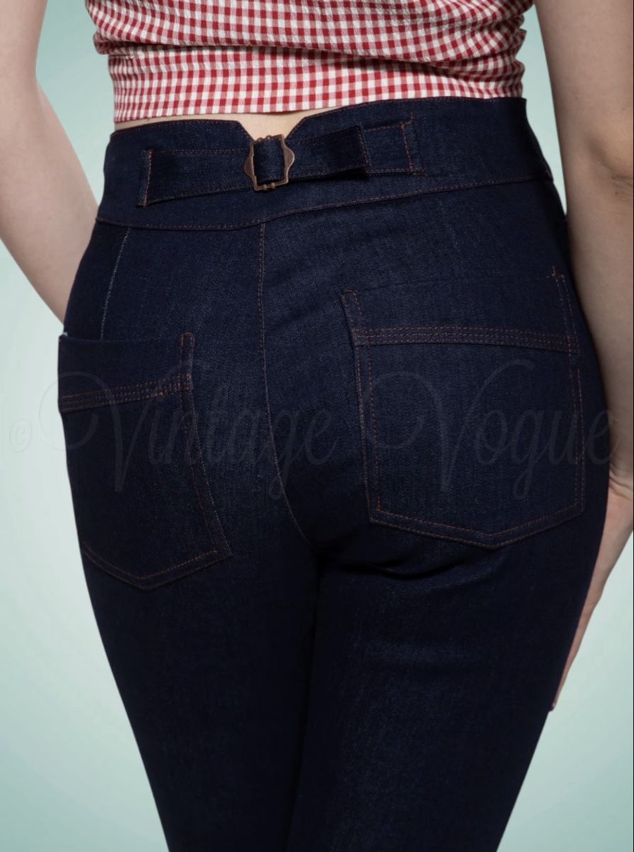 Jeans: ROCKABILLY DAMEN JEANS CAPRI HOSE – Neu und originalverpackt aus Thun von Kleinee_L 3