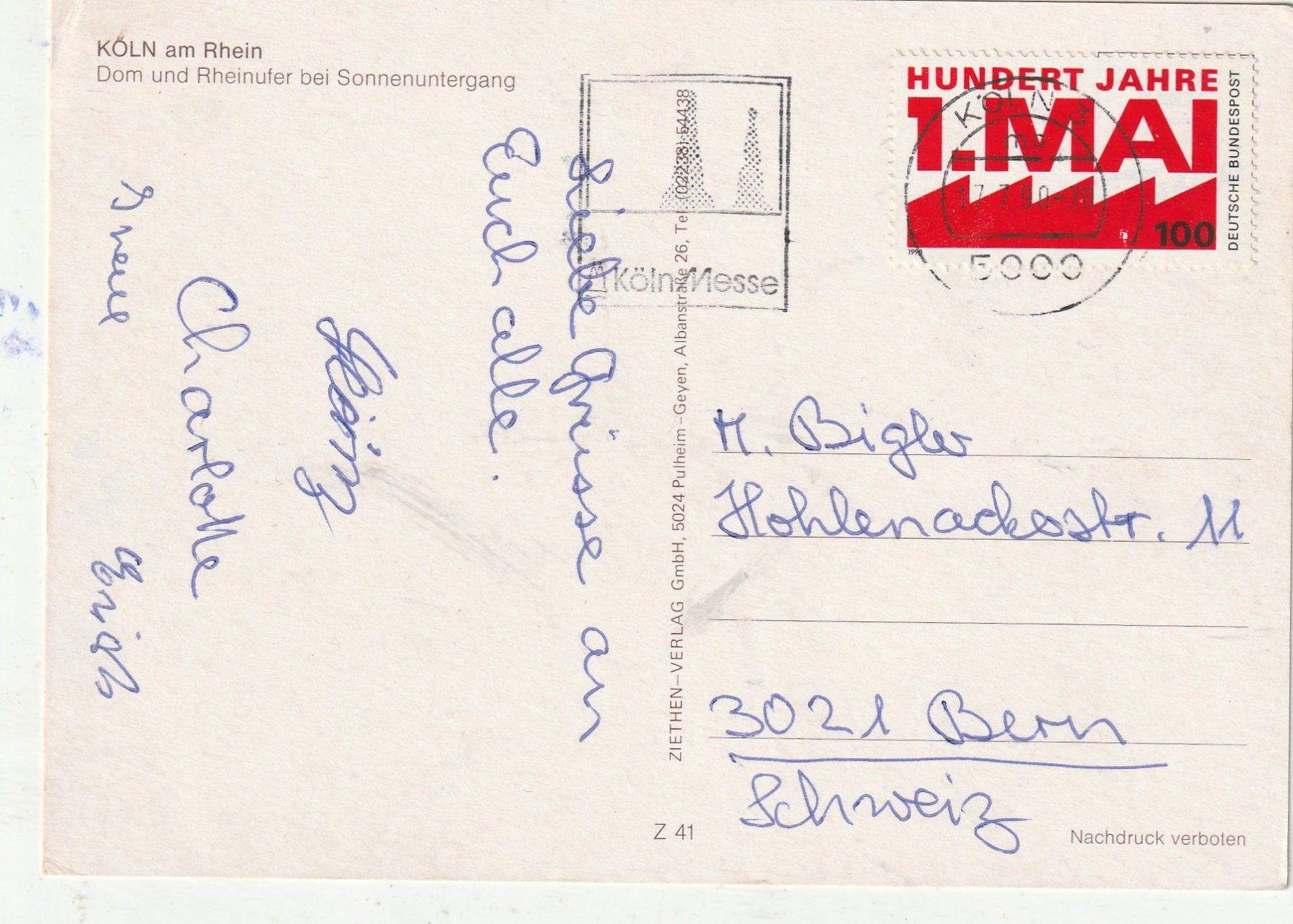 Cartoline postali: Kölner Dom – Usato da Lumbrein venduto da made02 1