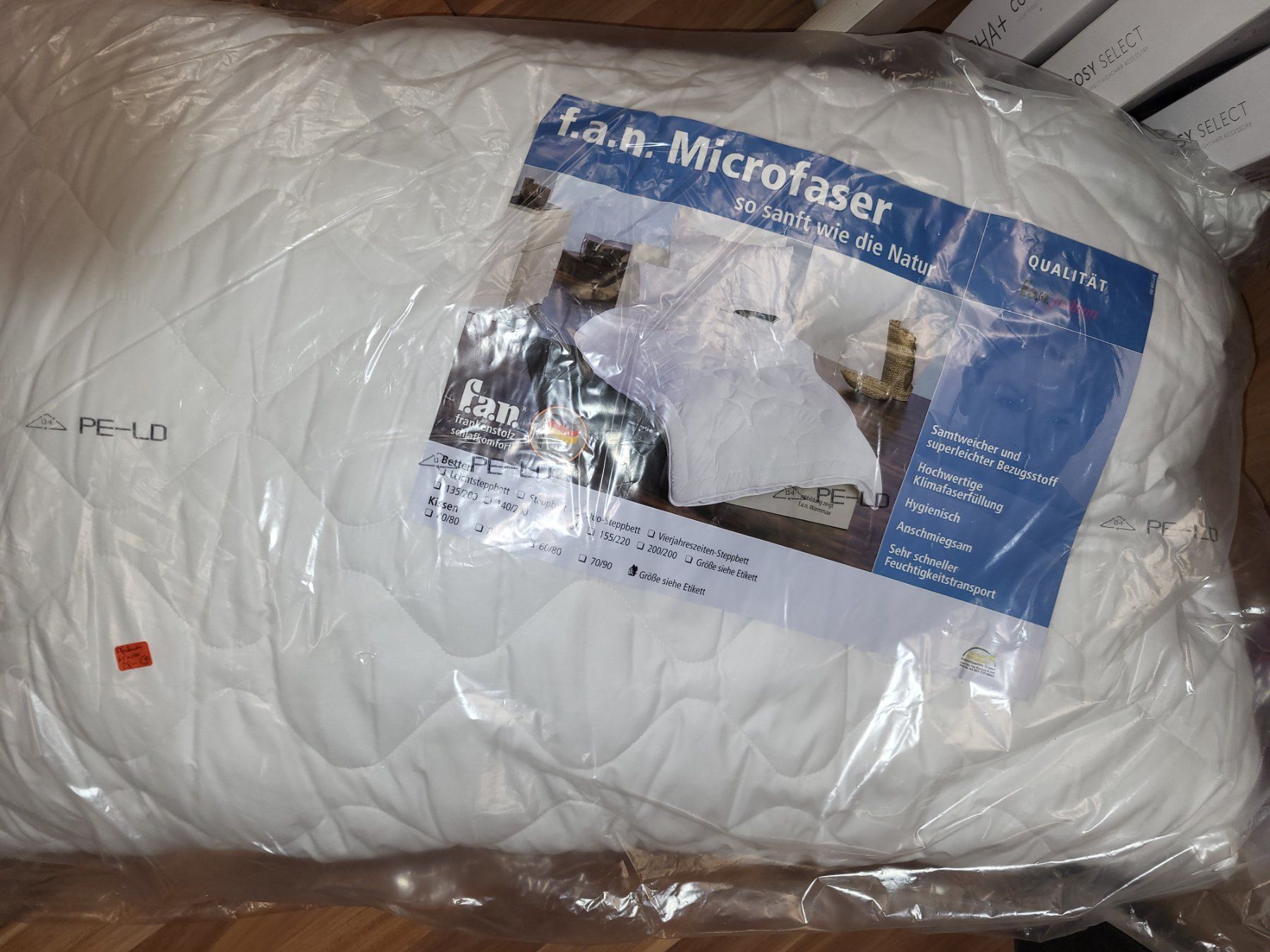 Cuscini: Kissen Microfaser 65x100 – Nuovo e nell'imballaggio originale da Schwarzenburg venduto da Flamingo07