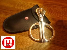 Zigarrenschneider Marti Edelstahl mit Lederetui