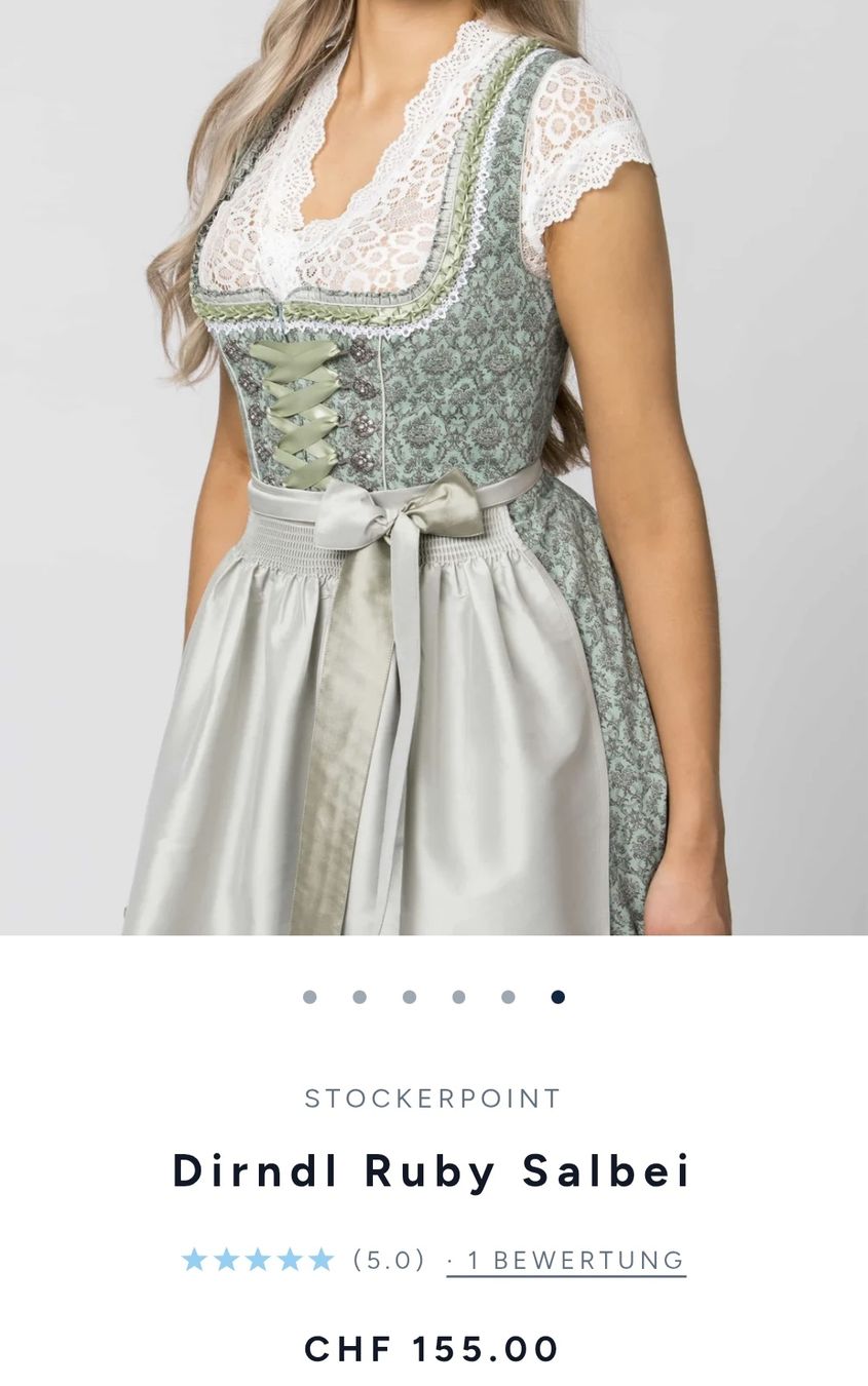 Vestiti: Dirndl Gr. 34, Stockerpoint – Nuovo e nell'imballaggio originale da Aesch BL venduto da Laubfrosch020 1