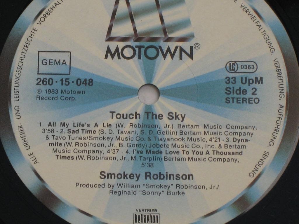Dischi in vinile: LP - SMOKEY ROBINSON - TOUCH THE SKY – Usato da Steckborn venduto da Quo7 2