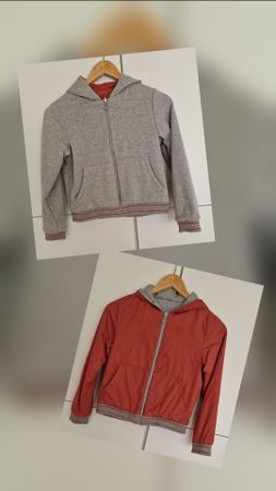 Wendbare Jacke mit Kapuze / Mädchen ✨