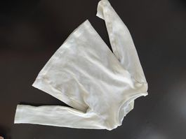 Weisses Langarmshirt Gr. 92, Top Zustand!