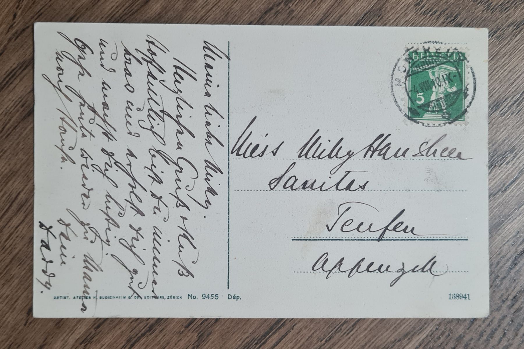 Cartoline postali: Montreux 1910, Ansichtskarte – Usato da Ebikon venduto da Donar50 1