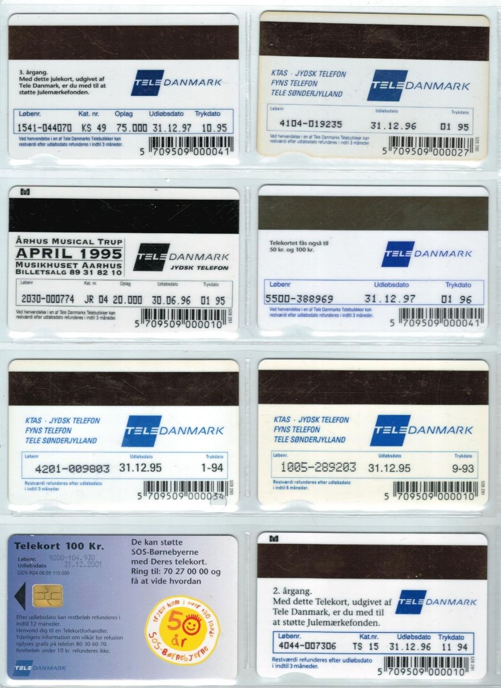 Telefon- & Taxkarten: 8 Telefonkarten Dänemark – Gebraucht aus Zürich von tol_b7c7 1