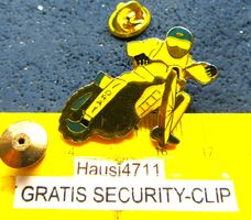 MOTORRAD RACING PIN GLASIERT GOLDIG
