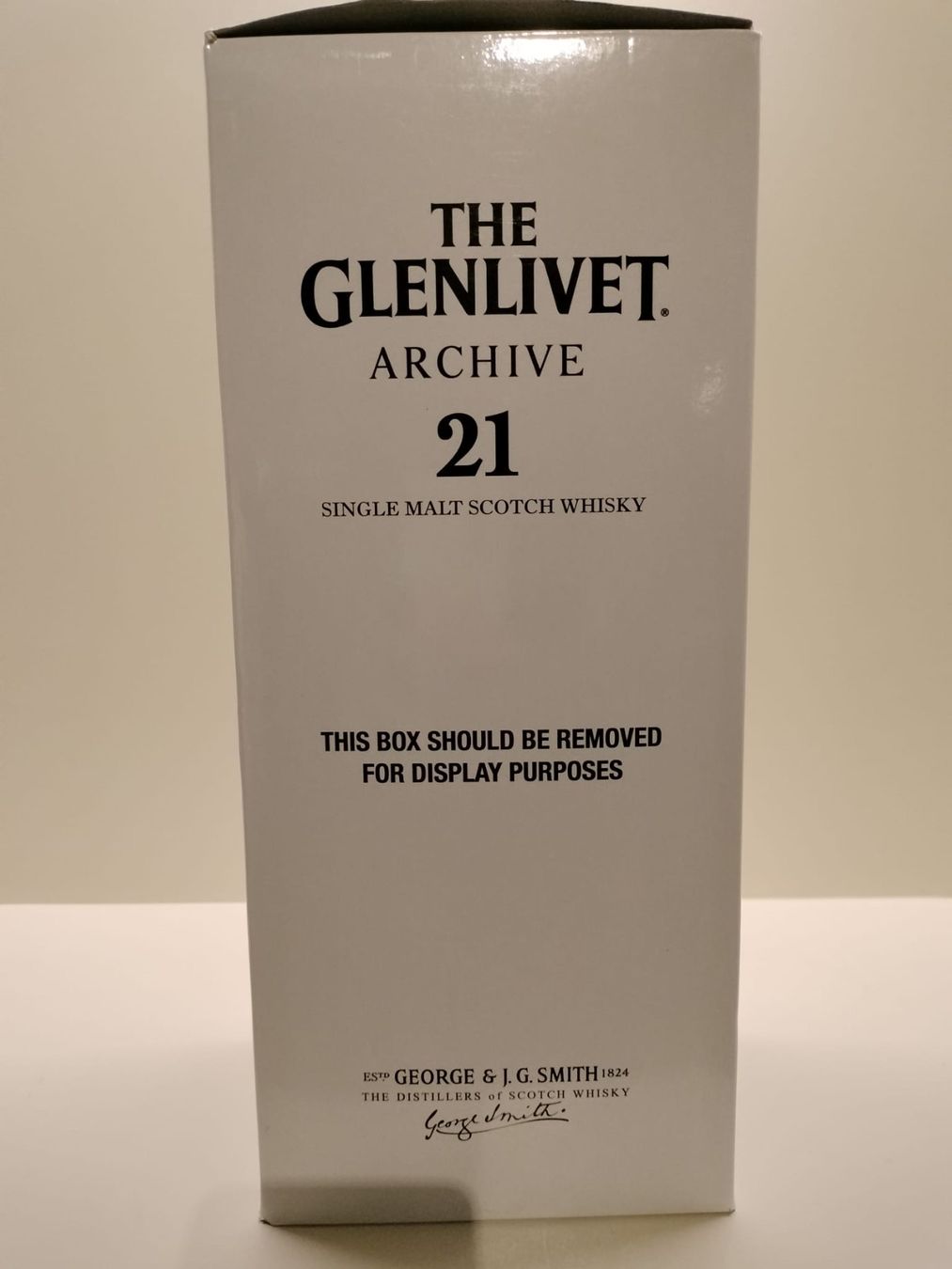 Glenlivet Bevande alcoliche: The Glenlivet 21 Jahre – Nuovo e nell'imballaggio originale da Winterthur venduto da MacSmith 1