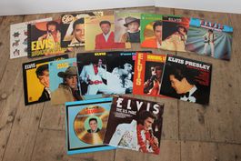Elvis Presley Plattensammlung im Etui, 16 Alben