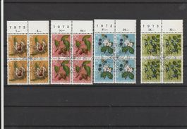 PJ-Viererblock-Satz 1973, ET, ab 1.- Fr.