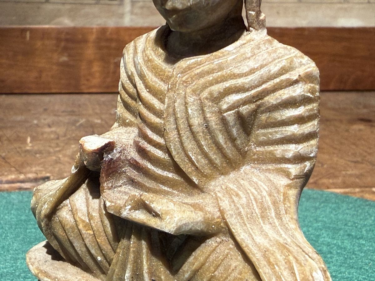 Sculture & Statue: Antike Buddha Figur aus Speckstein... – Difettoso da schaffhausen venduto da VintAntik_1980 6