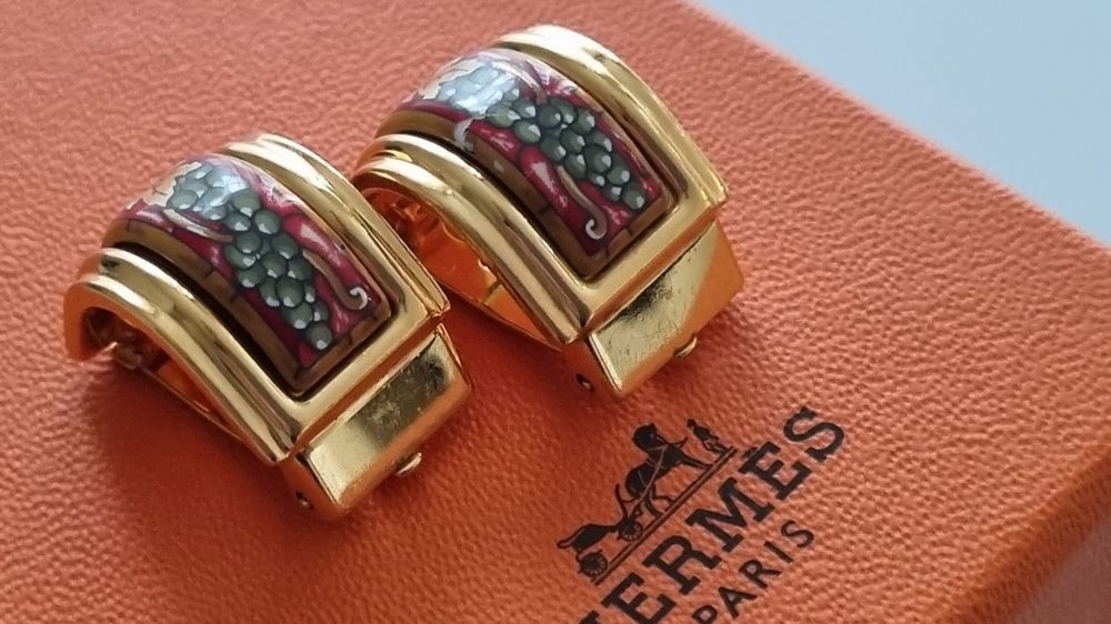 Hermès Orecchini pendenti & Orecchini a lobo: Boucles d'oreille clips Hermès vintage – Usato da Genève venduto da pao_8srw 1