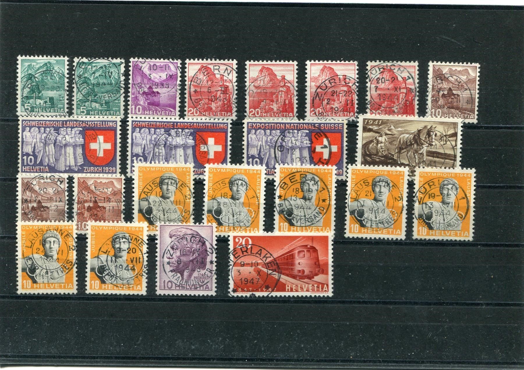 Tutti i francobolli: 23 alte Frei-Werbemarken mit Kronen-O – Usato da Winterthur venduto da Kyoung