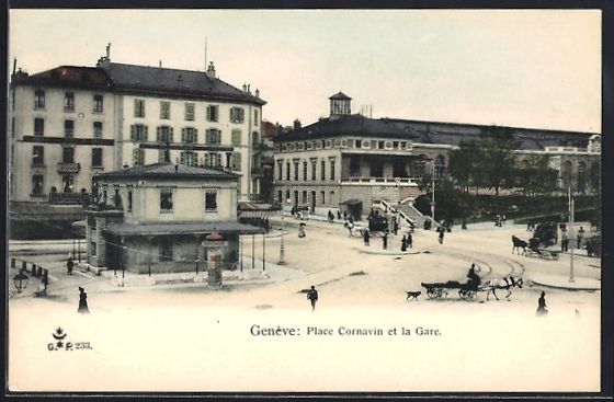 Cartoline postali: Geneve, Place Cornavin et la Gare - Bahn – Usato da Berlin venduto da bartko-reher