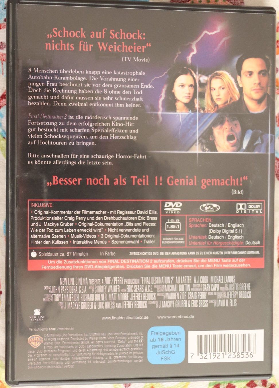 Tutti i DVDs: Final Destination 2 - von David R. Ellis – Usato da Glattfelden venduto da Sirax 1