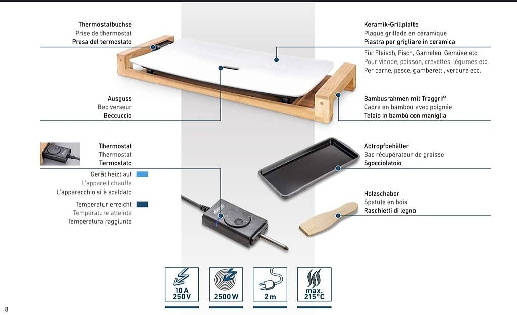 Griglie: KOENIG Tischgrill Pure – Usato da Bülach venduto da U132144 1