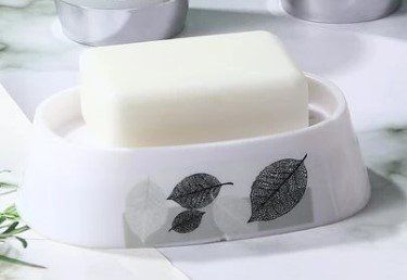 Portasapone: Porte-Savon Blanc & Gris - NEUF – Nuovo e nell'imballaggio originale da Vevey venduto da secondlifevevey 1