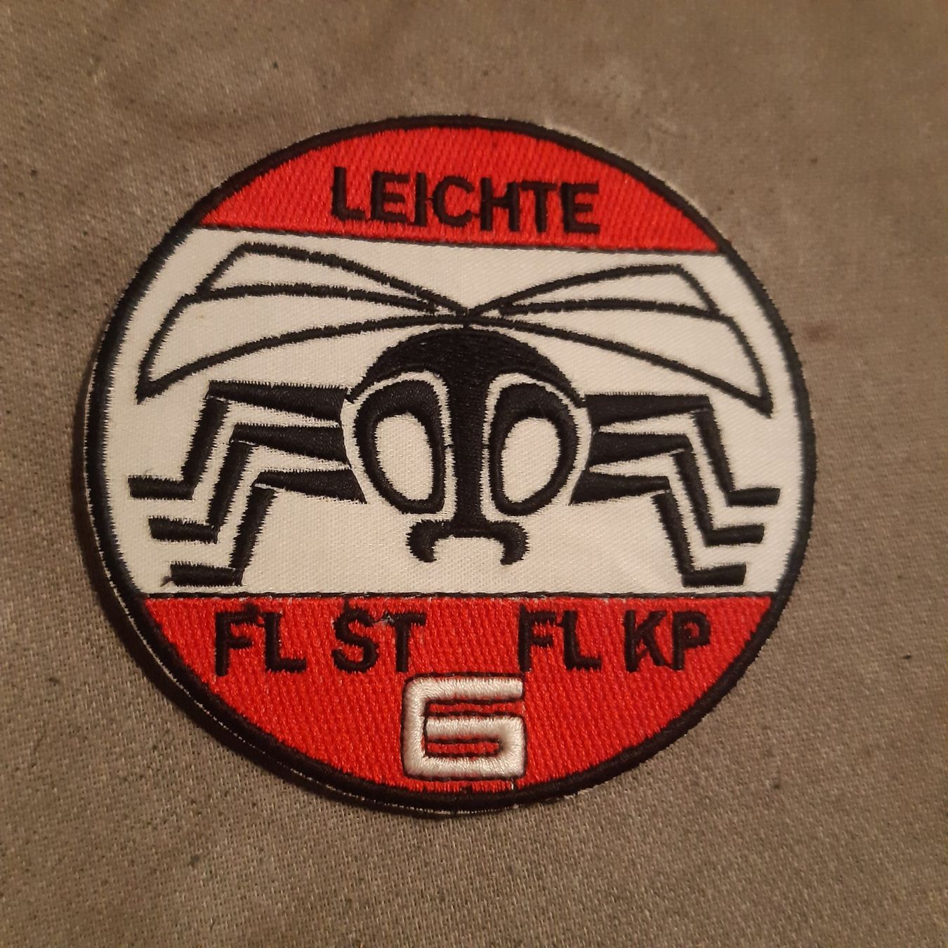 Ansichtskarten: Original-Patch Fliegerstaffel 6 Schweizer Luftwaffe – Gebraucht aus Giffers von attila07