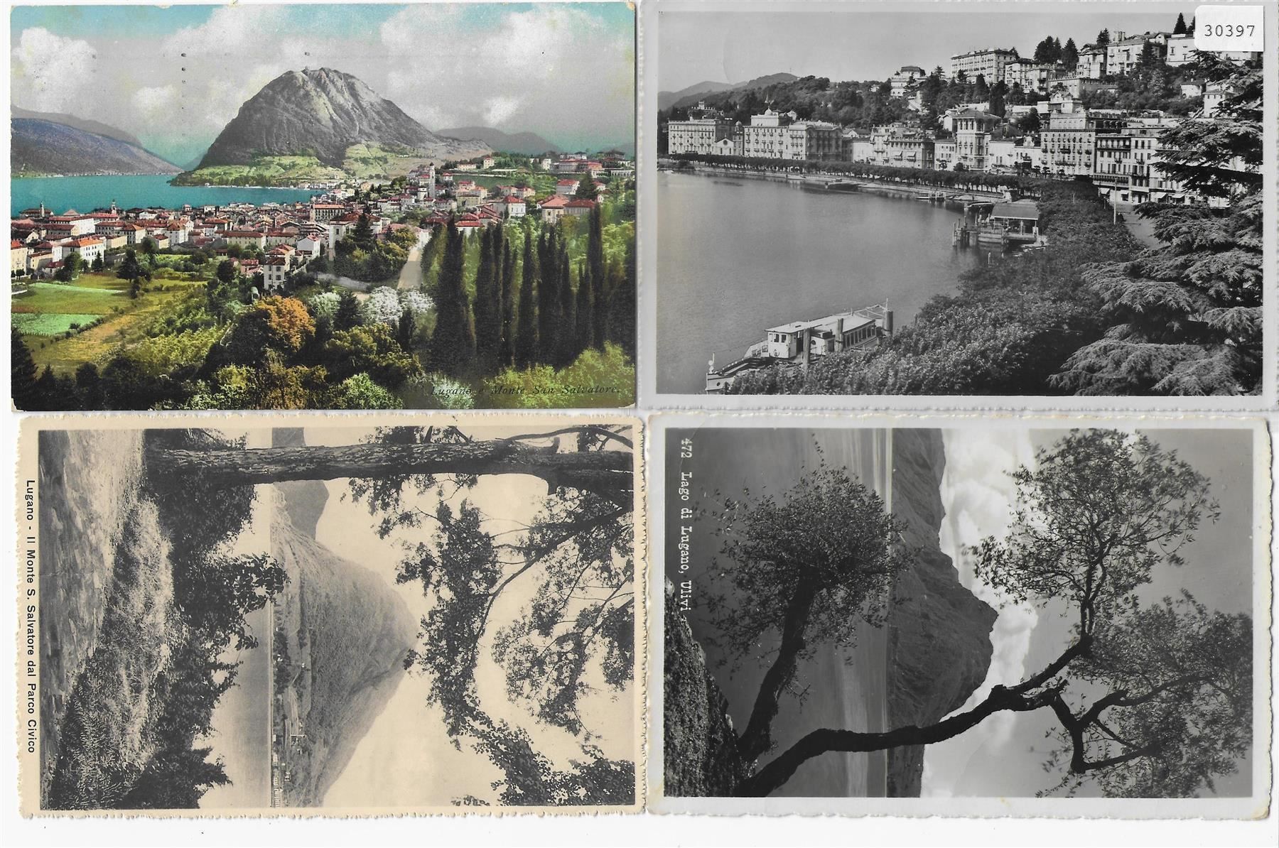 Cartes postales: 4 AK Lugano – D'occasion à Ettingen par Kartenplanet
