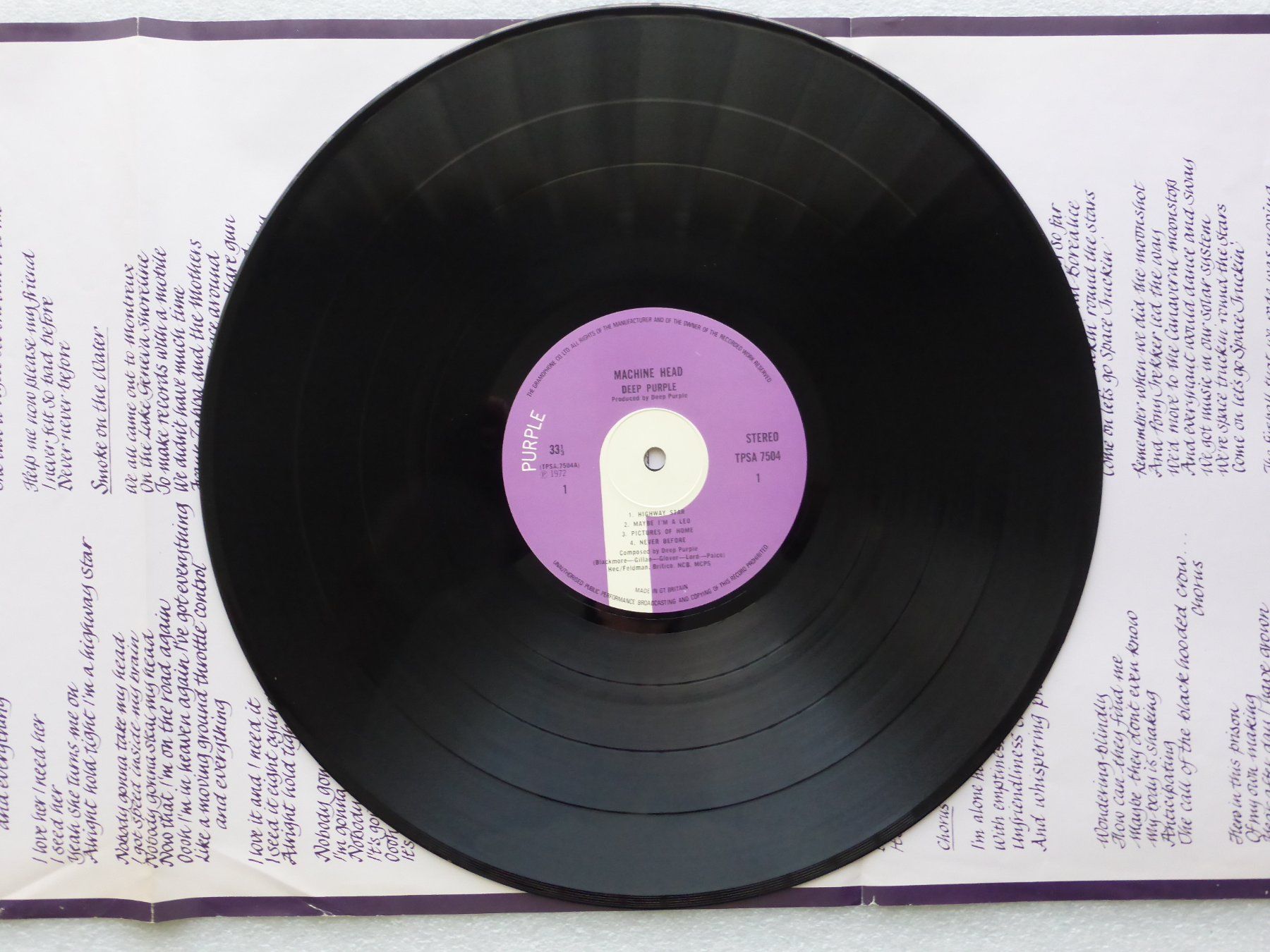 Schallplatten: VINYL  LP   DEEP PURPLE – Gebraucht aus Küssnacht am Rigi von Sunnestrahl 1
