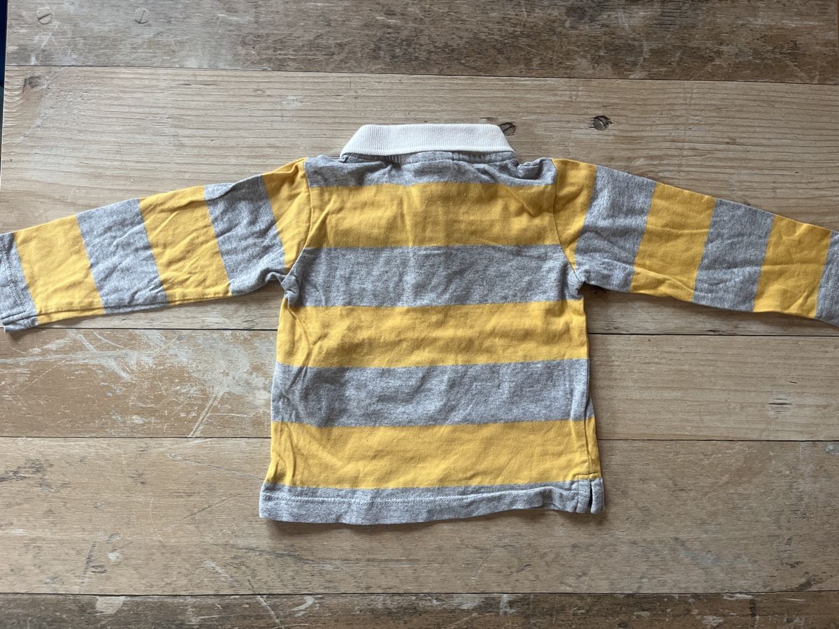 Camicie, T-shirt & Polo: Manor - Langarm Poloshirt, Gr. 74, Bio Baumwolle – Usato da Kaisten venduto da Wavechip 3