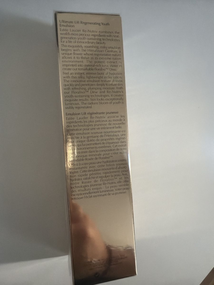 Estée Lauder Gesichtspflege: Estée Lauder Re-Nutriv Ultimate Lift Emulsion – Neu und originalverpackt aus Rickenbach SZ von Bumblebee_3103 1
