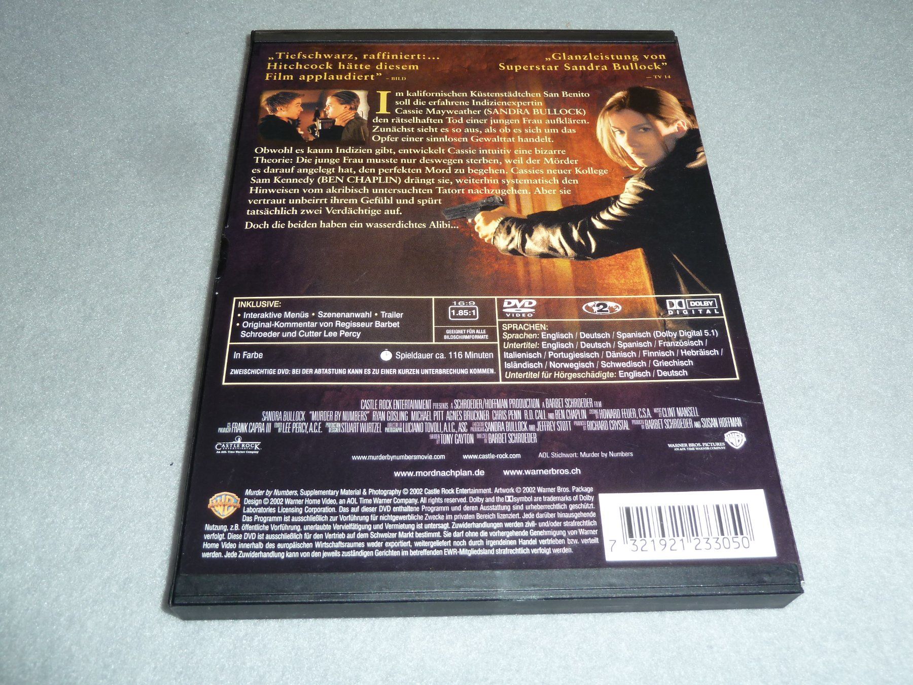 Tutti i DVDs: DVD - Mord nach Plan - Sandra Bullock – Usato da Hofstetten SO venduto da LudoHoFl 1