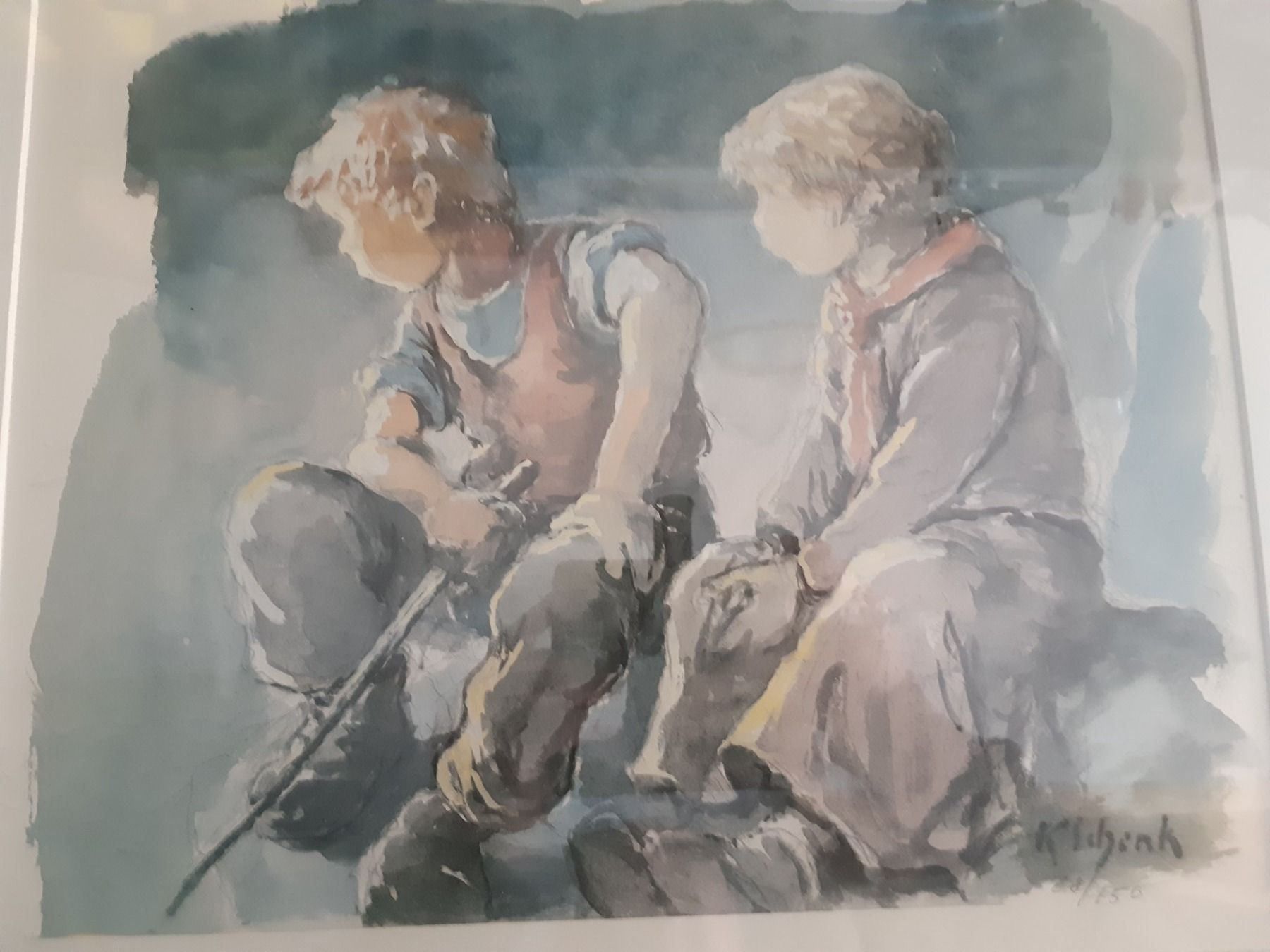 Grafica & Litografie: Lithographie, Karl Schenk 28/150 – Usato da Grindelwald venduto da carro5 1