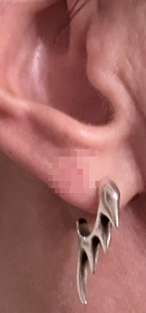 Ohrringe & -stecker: Sonderanfertigung- einzelner Ohrstecker 925er Silber – Gebraucht aus Zürich von wei_8n2l 5
