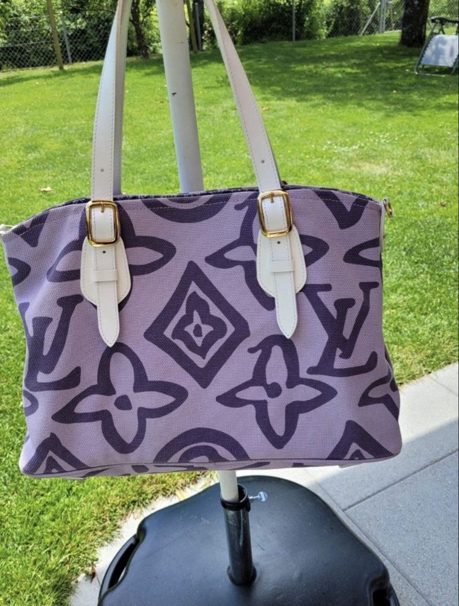 Louis Vuitton Borse da donna: Louis Vuitton Purple Monogram Tahitienne Cabas – Nuovo (secondo la descrizione) da Murten venduto da Lvfan4ever44