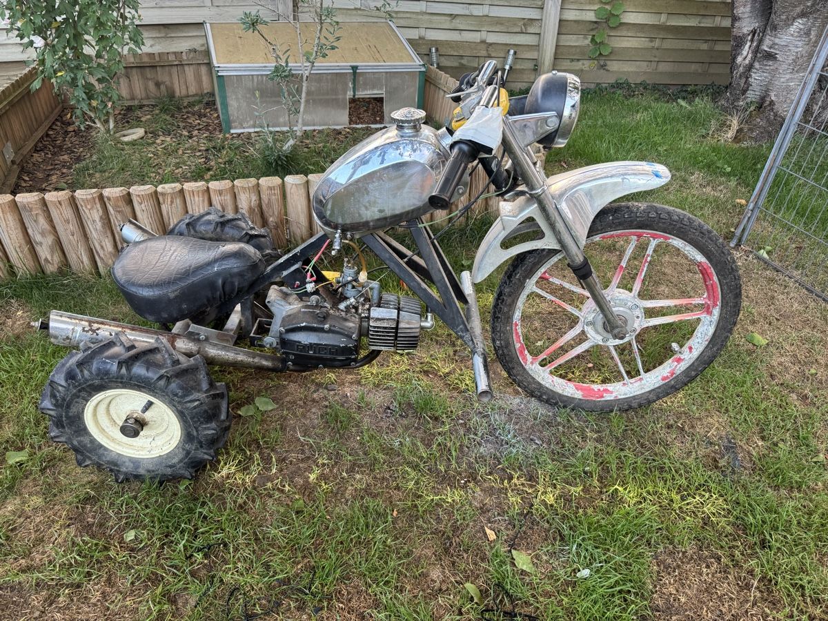 Puch Ciclomotori: Eigenbau 3 Rad Töffli Puch ZA50 – Usato da Leuggern venduto da Darwin016 4